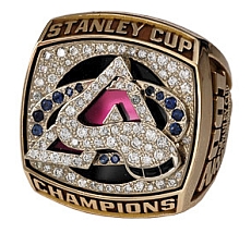 Colorado 2001 Stanley Cup championship ring - Front