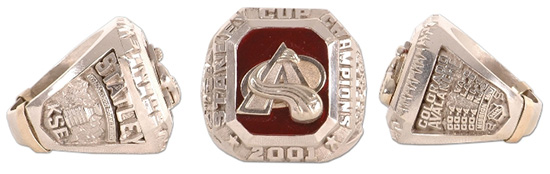 Avalanche 2001 staff ring