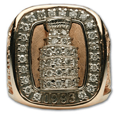 Montreal Canadiens 1993 Stanley Cup ringMontreal Canadiens 1993 Stanley Cup ring