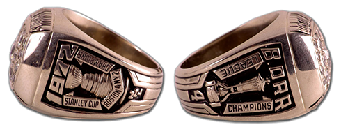 Boston 1961 NHL Stanley Cup ring - Sides