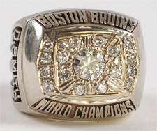 Boston 1961 NHL Stanley Cup ring - Front B
