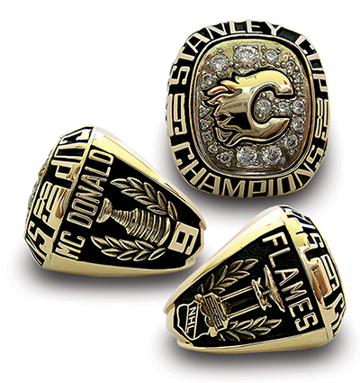 1989 Calgary Flames Stanley Cup Championship Ring 