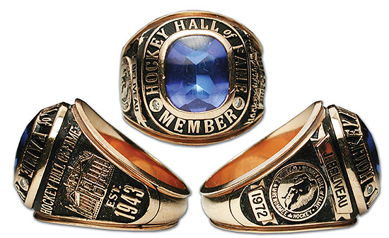 Beliveau Hall of Fame's induction ring