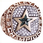 Customized NHL 1999 Dallas Stars Stanley Cup Championship Ring