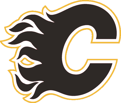 Calgary Flames Jersey Black Logo